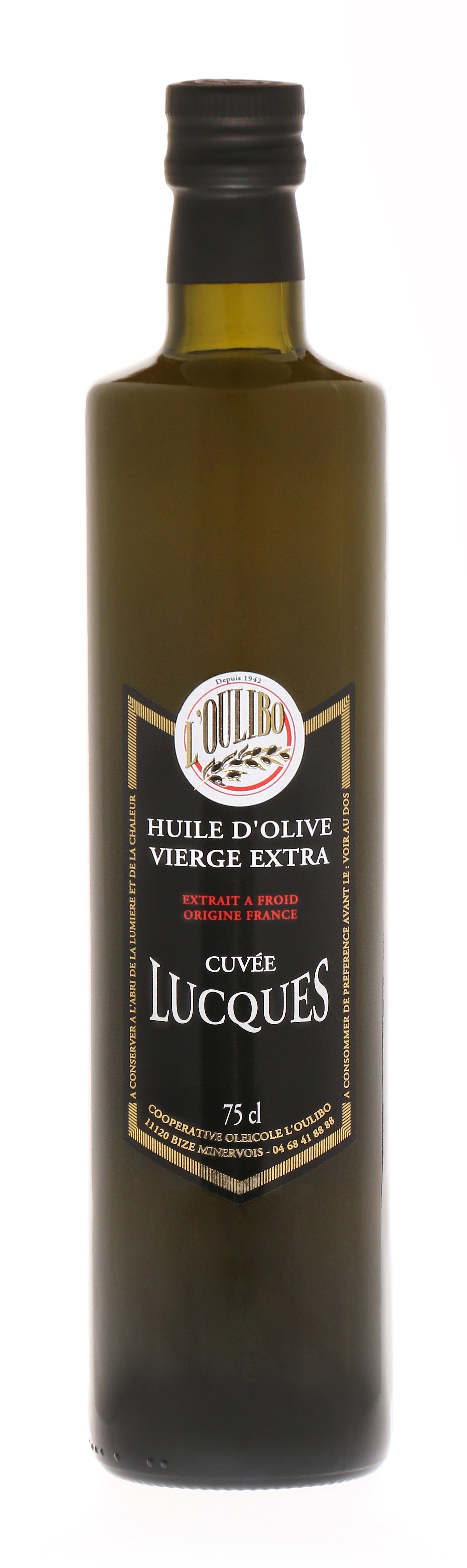 Huile mono-varietale Lucques