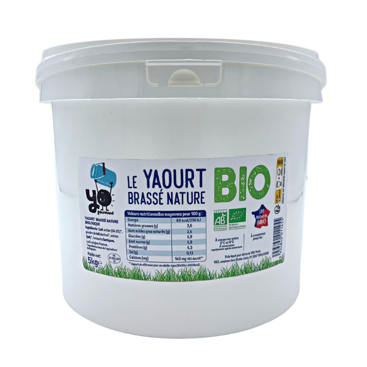 Yaourt brasse nature BIO