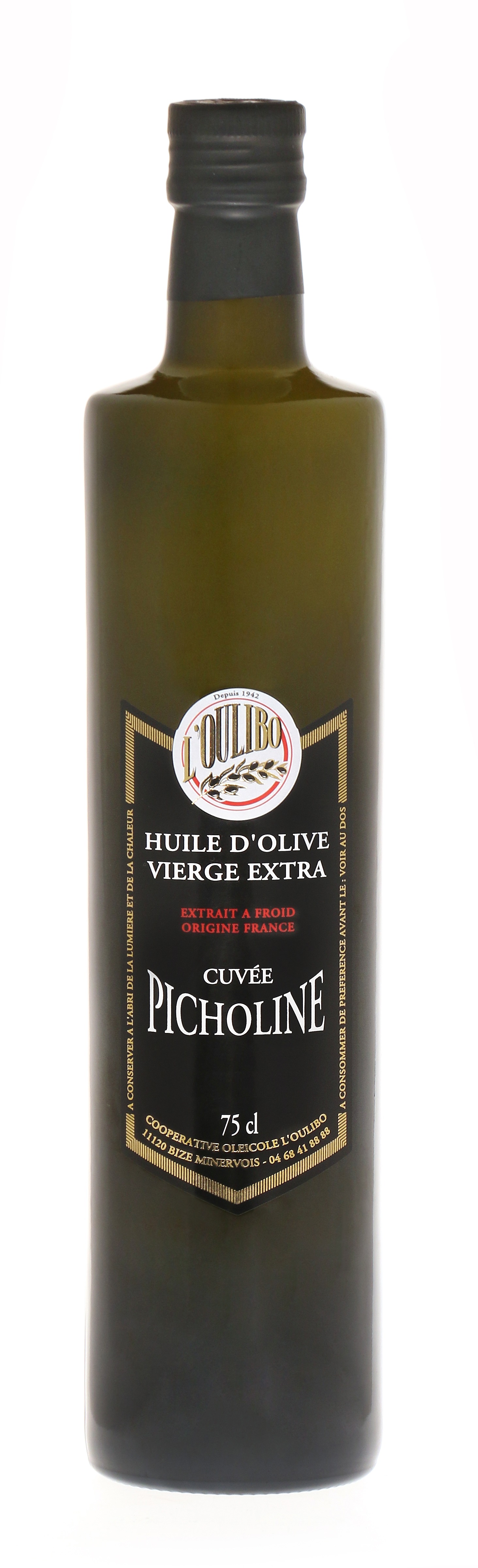 Huile d'olive mono-varietale Picholine