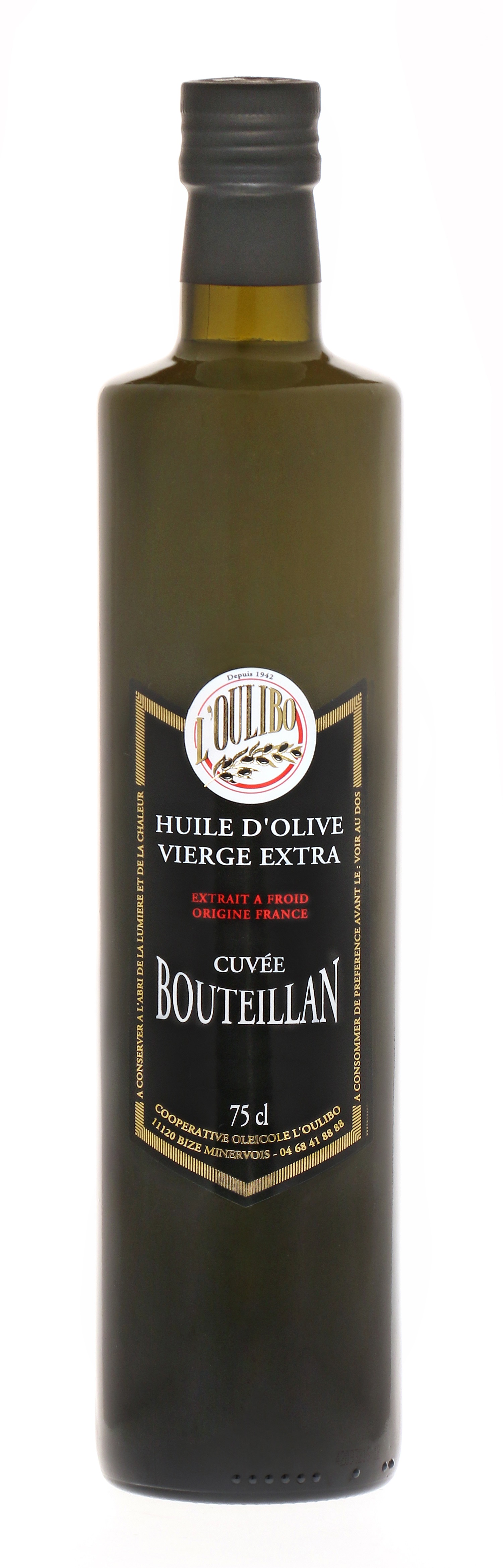 Huile d'olive mono-varietale Bouteillan