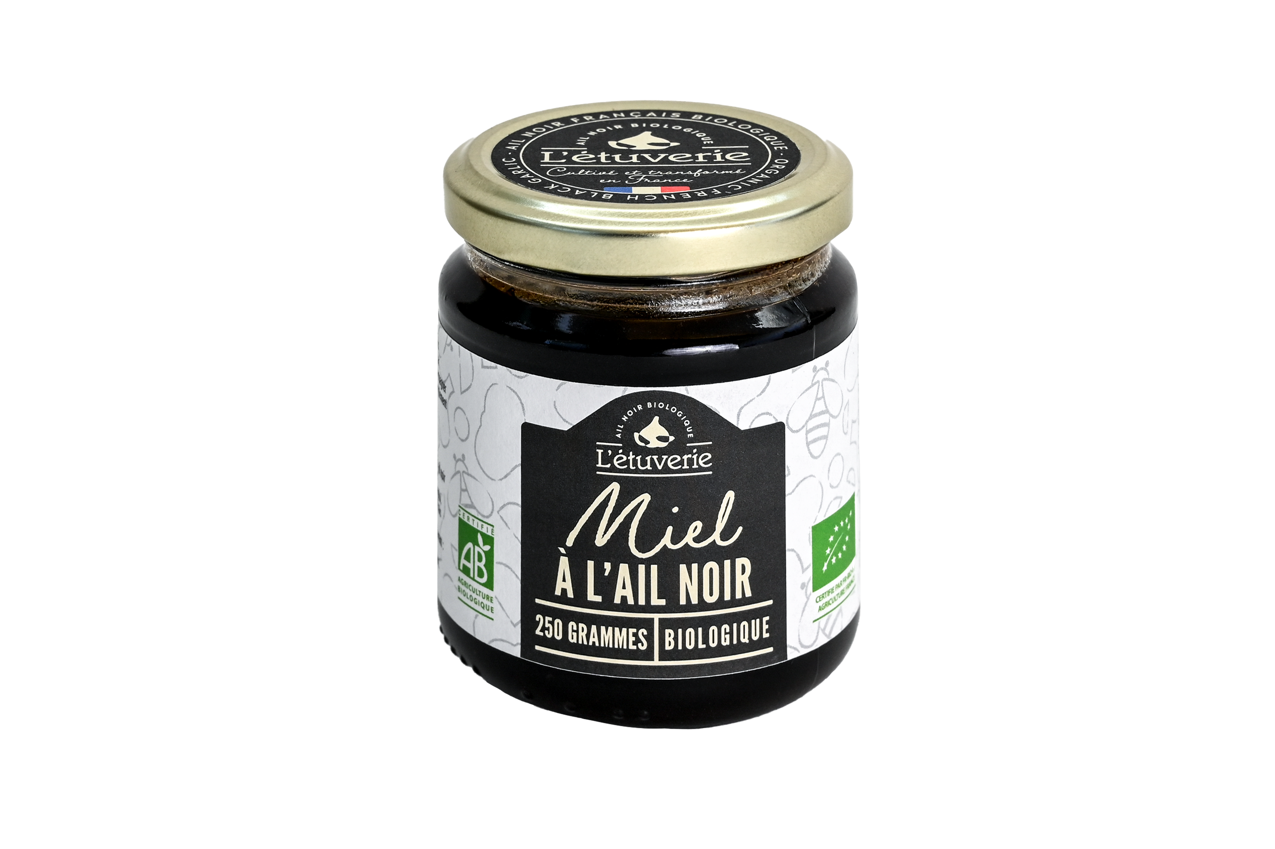 Miel a l'ail noir bio