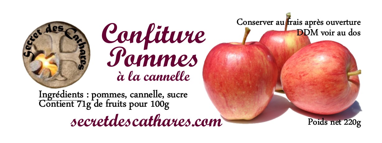 confiture pommes cannelle