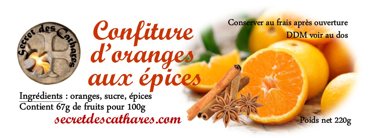 confiture d'inspiration medievale Oranges aux epices