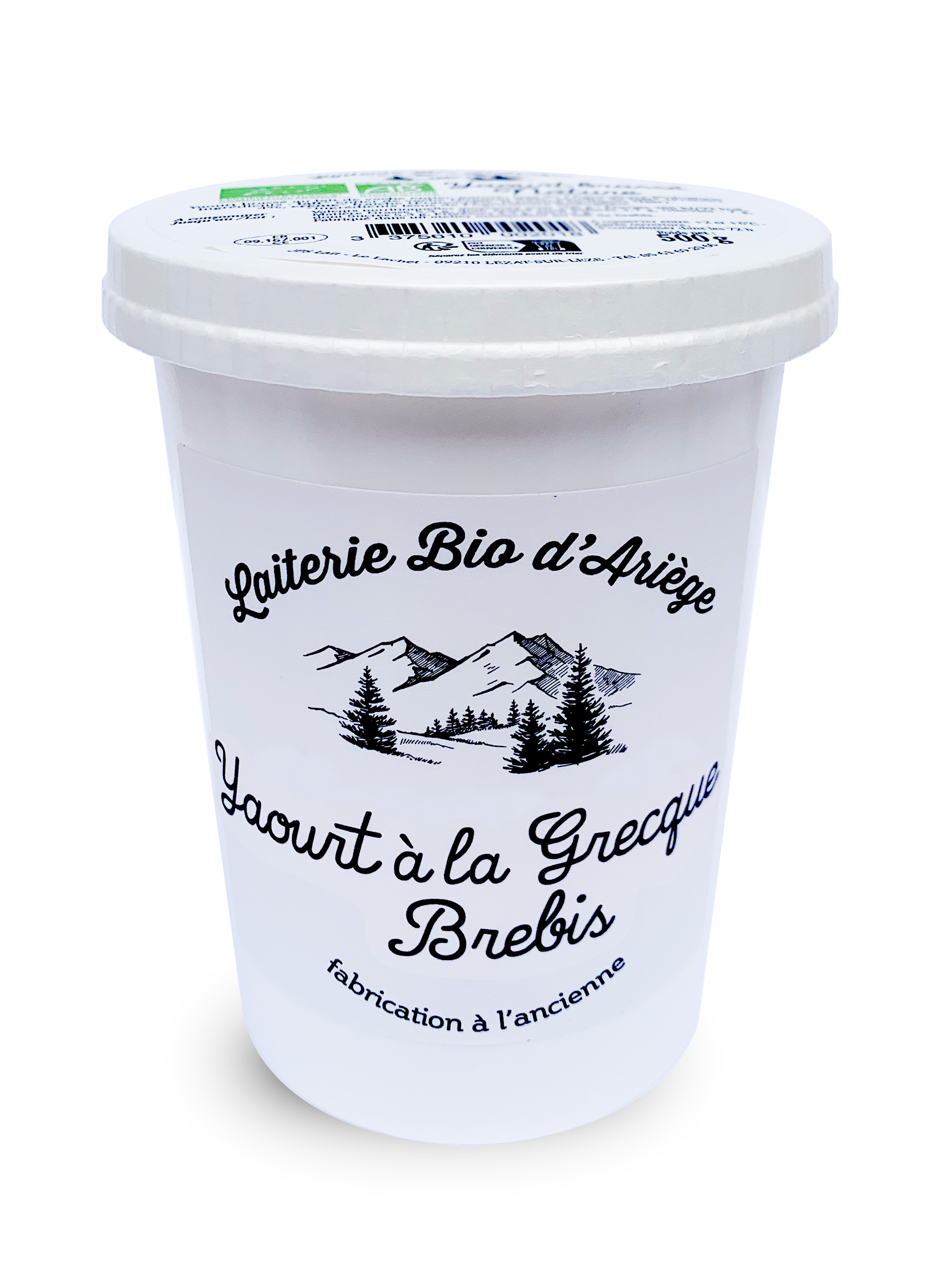 Yaourt a la grecque brebis bio