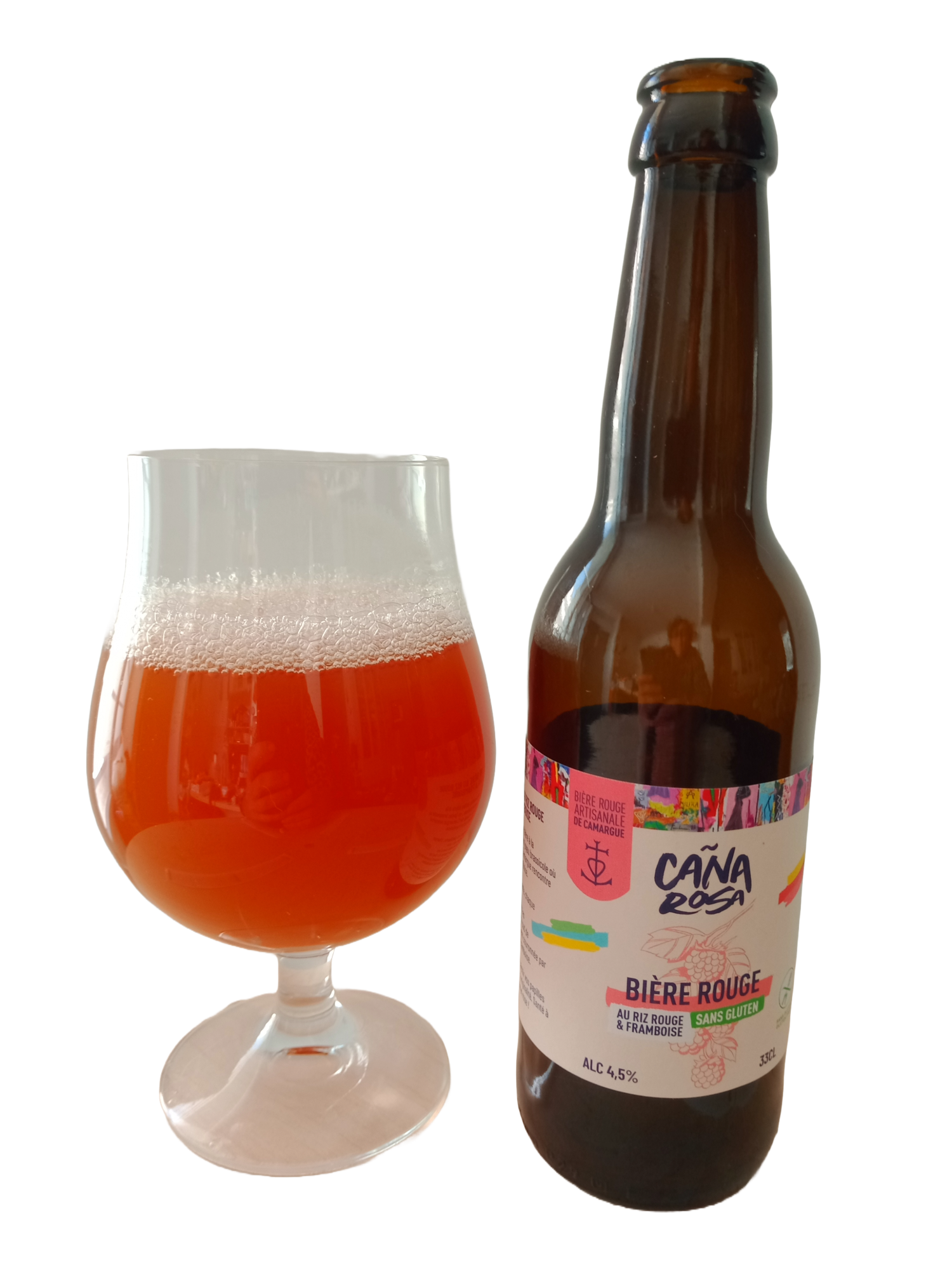 33 CL BIERE BLONDE SANS GLUTEN AU RIZ DE CAMARGUE IGP ROUGE