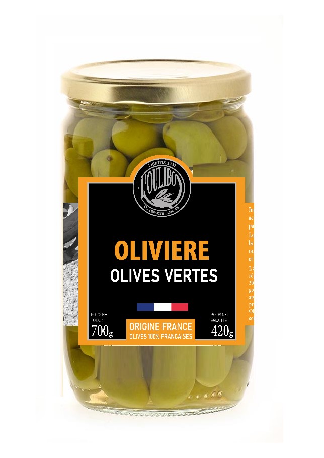 Olives vertes Oliviere en saumure