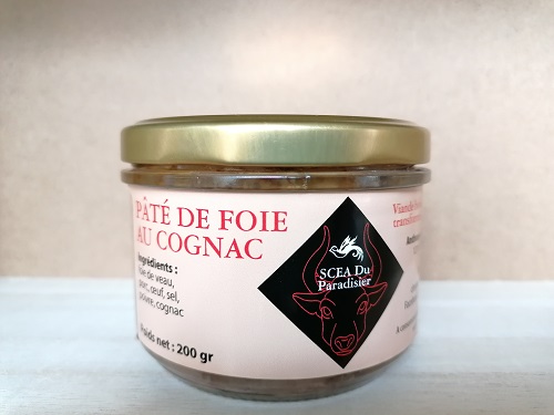 Pate foie de veau au cognac