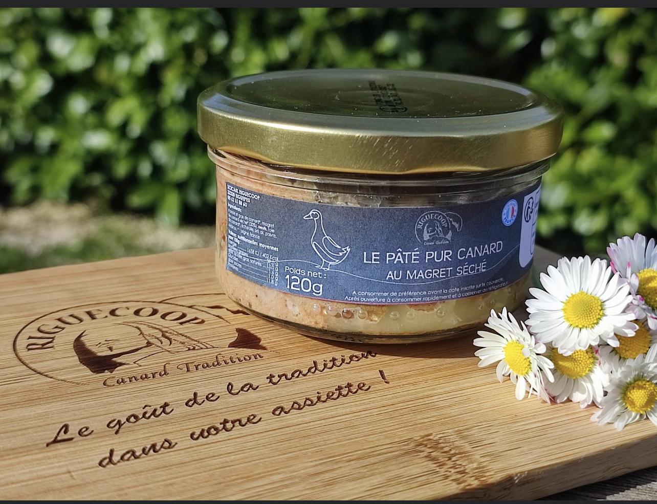 Pate pur canard au Magret seche 120G