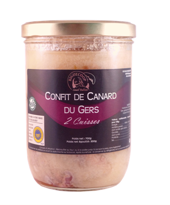 Confit de Canard 2 cuisses conserve 700G