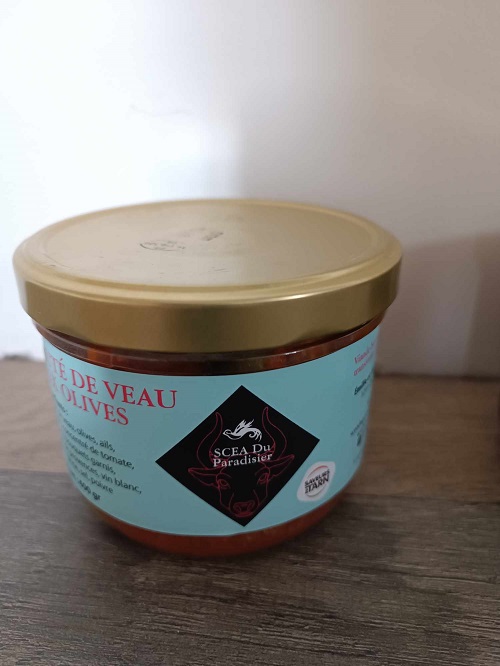 Saute de veau aux olives 400gr