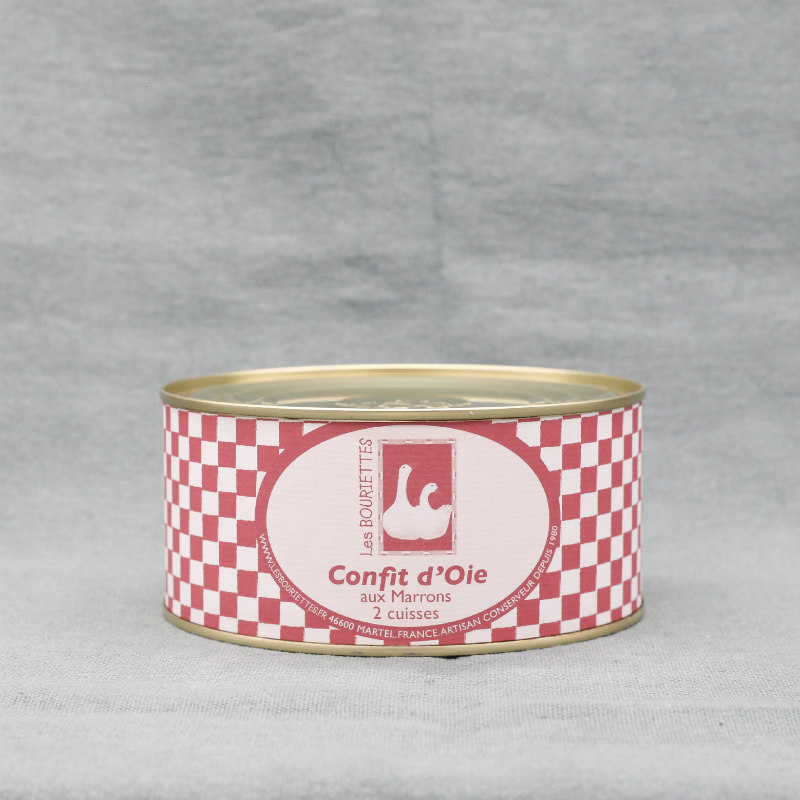confit d'oie aux marrons