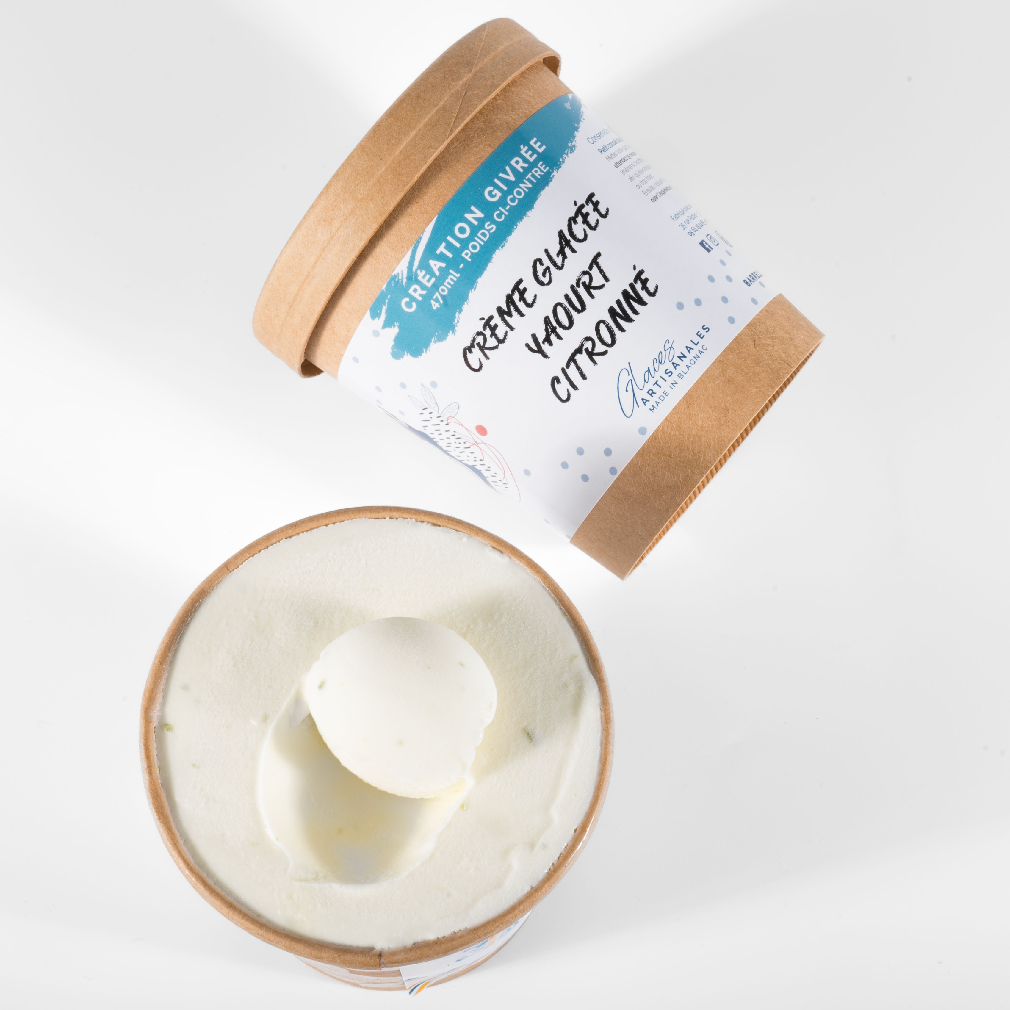Creme glacee Yaourt Citronne