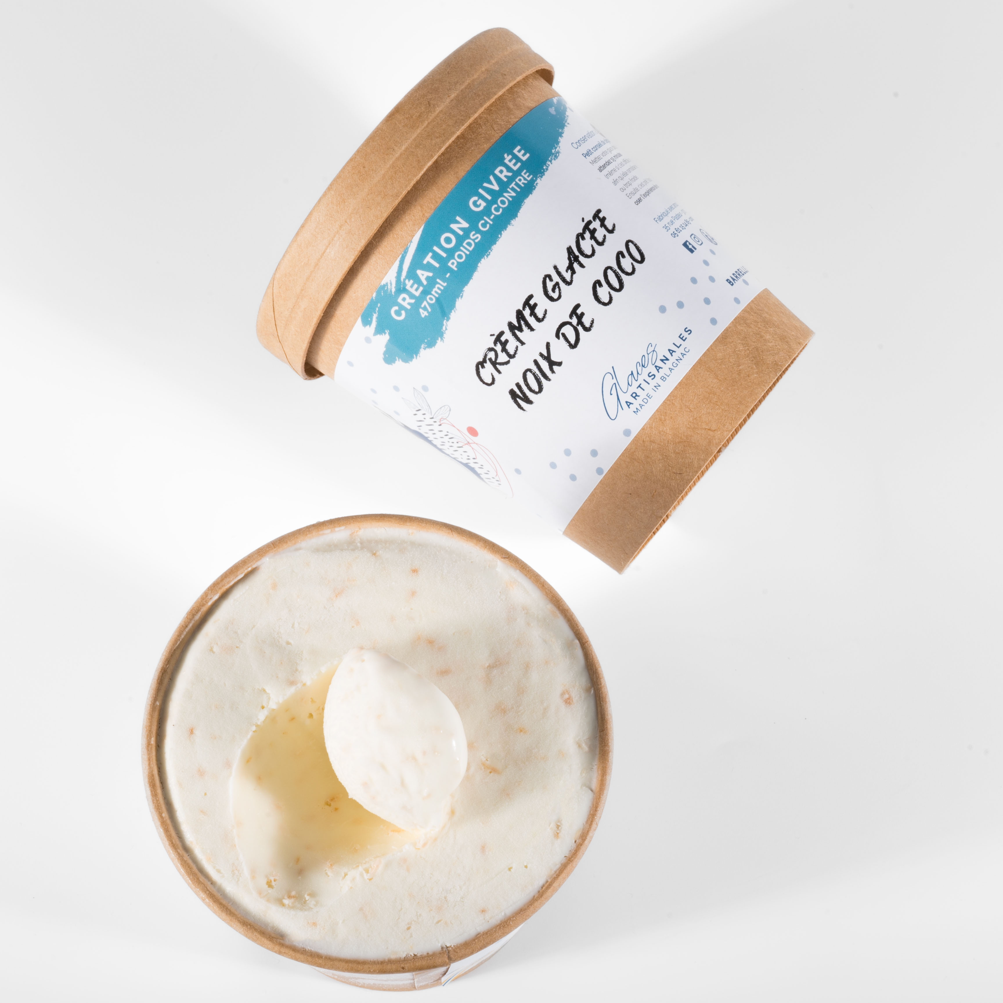 Crème glacée Noix de Coco