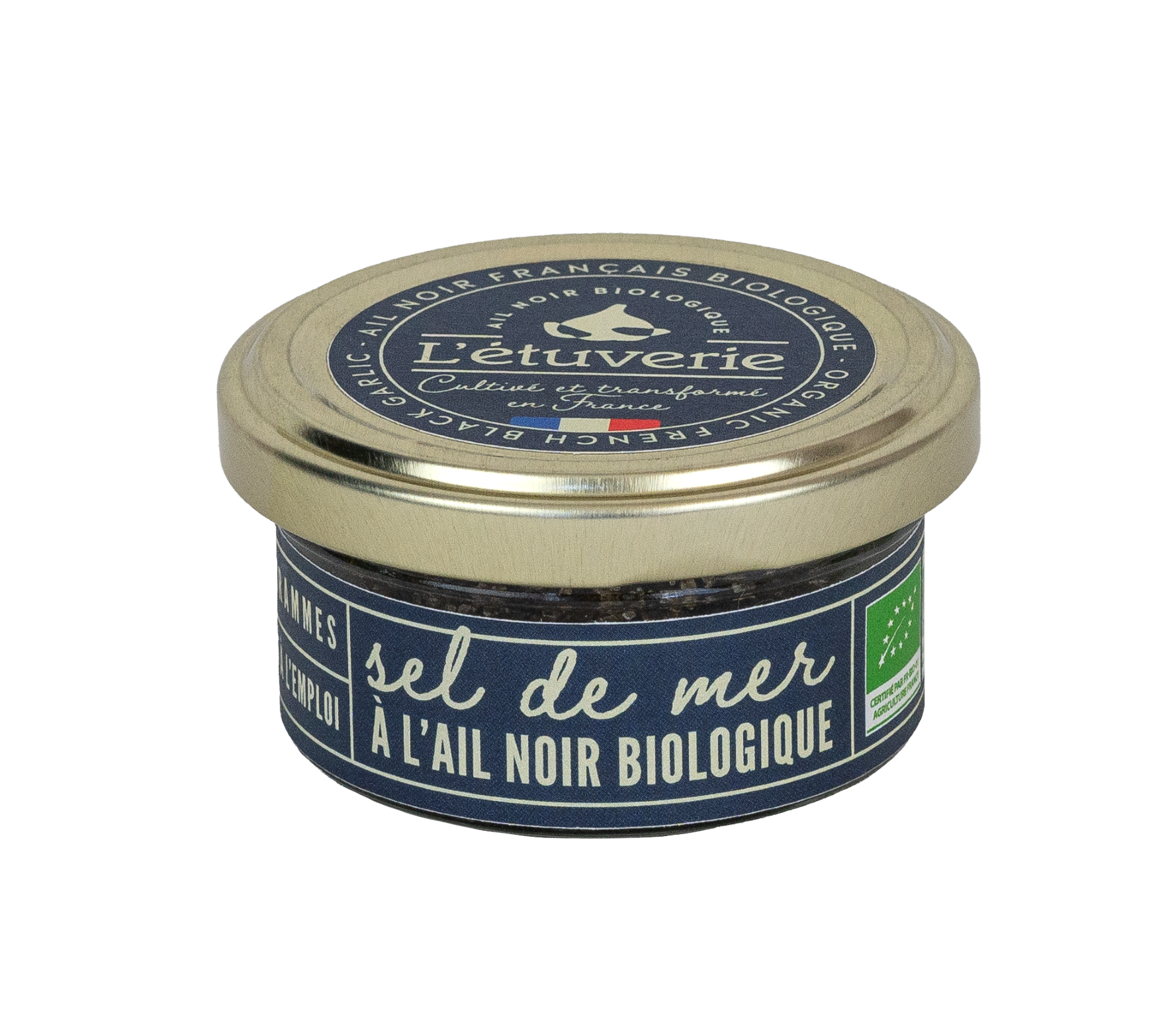 Sel à l'ail noir bio