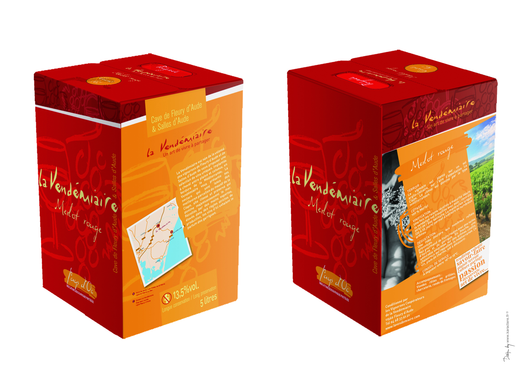 BIB 5 litres IGP Pays d'Oc Merlot