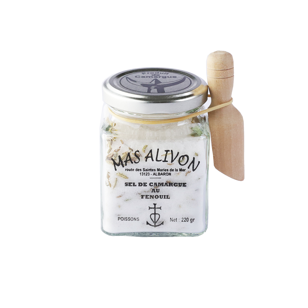 POT SEL DE CAMARGUE FENOUIL AVEC CUILLERE