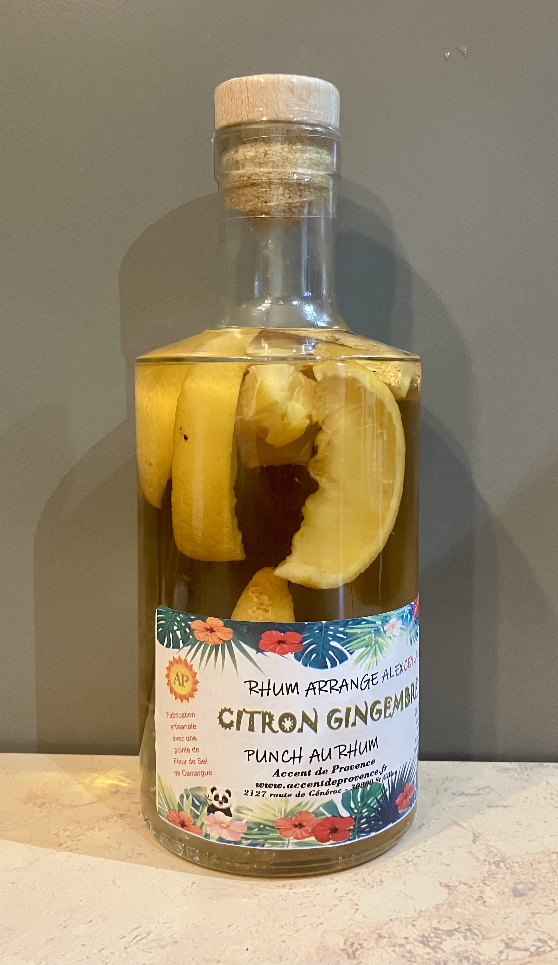 RHUM ARRANGE DE CAMARGUE CITRON GINGEMBRE