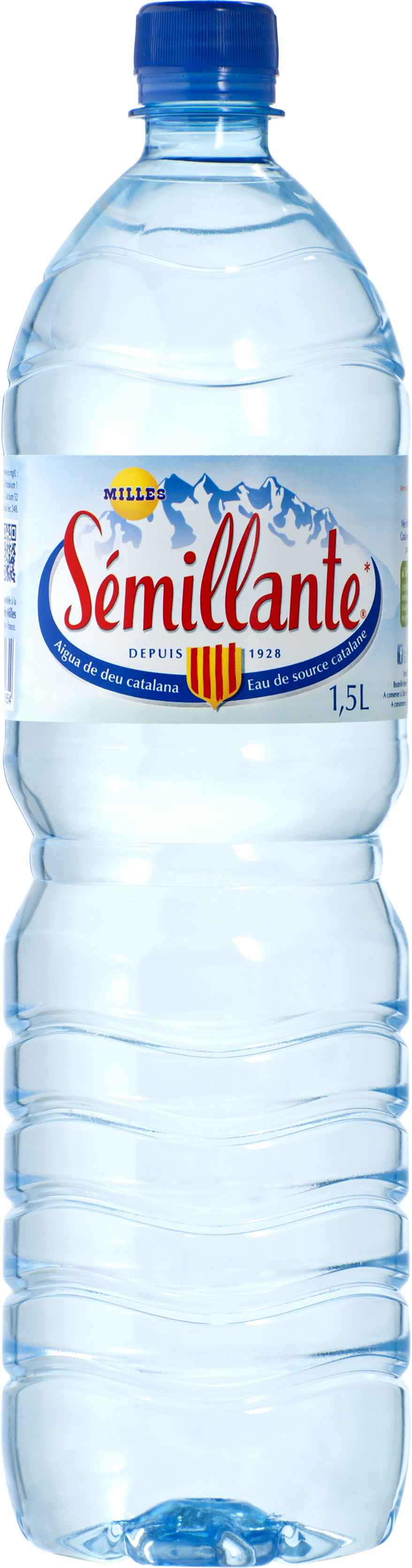 Semillante naturelle 1,5 L PET, 1 L PET, 0,75 L VP et 0,5 L PET