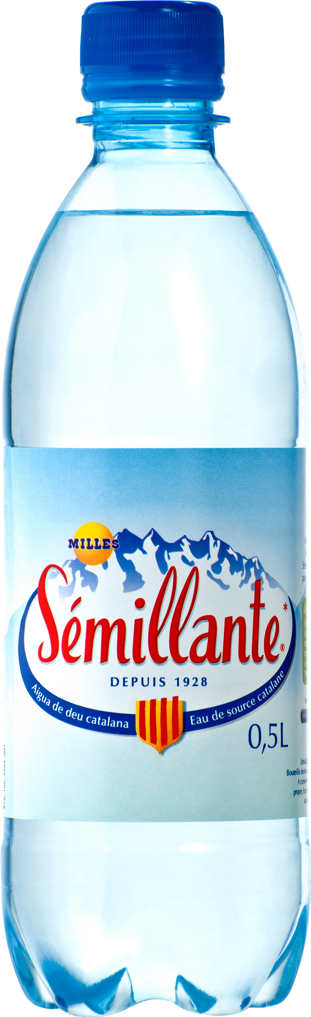 Semillante naturelle 1,5 L PET, 1 L PET, 0,75 L VP et 0,5 L PET