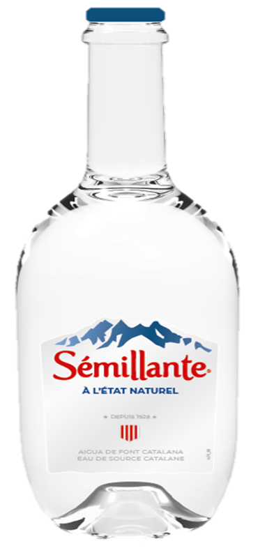 Semillante naturelle 1,5 L PET, 1 L PET, 0,75 L VP et 0,5 L PET