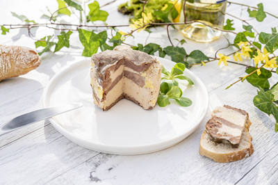 Marbré de magret au foie gras