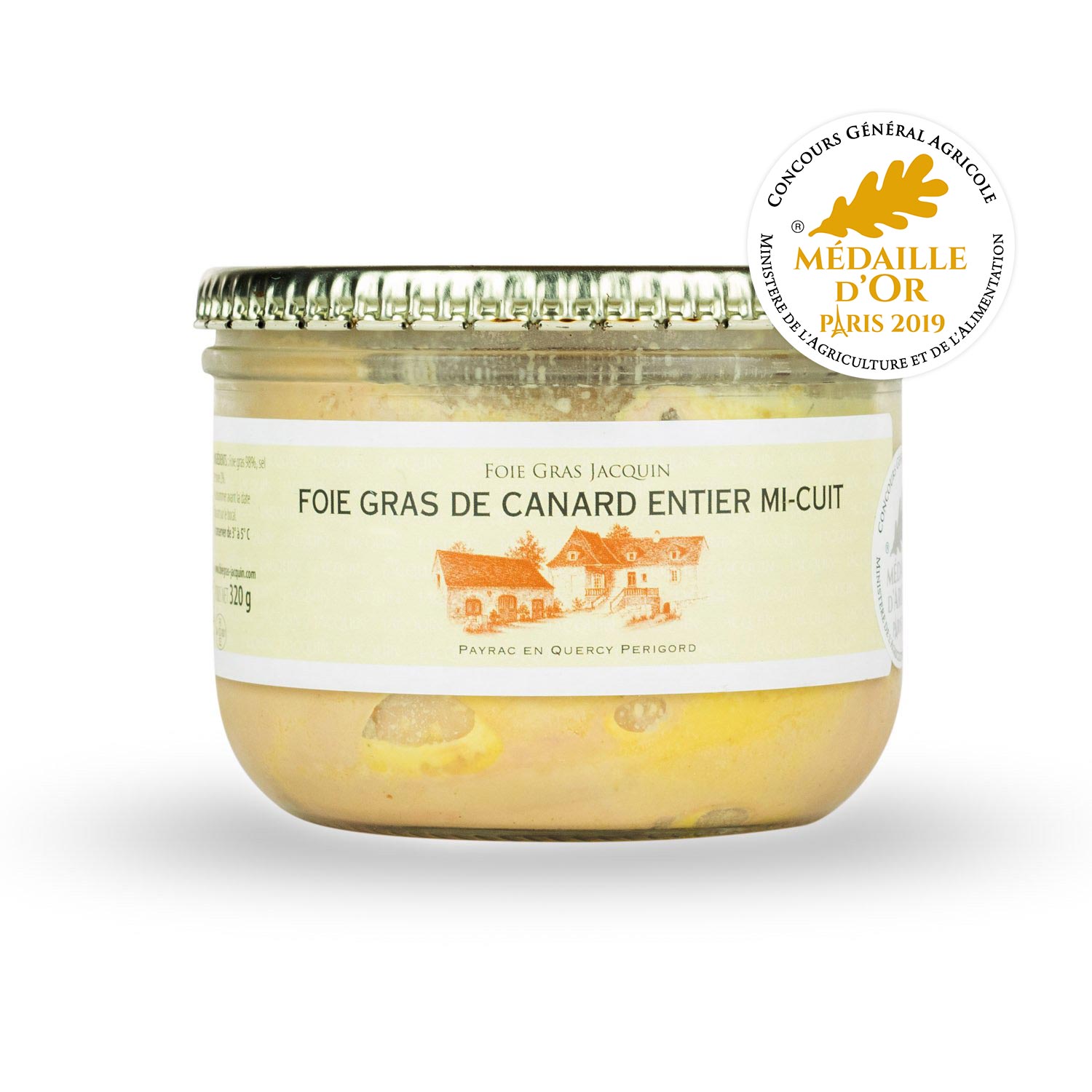 Foie gras de canard entier mi-cuit