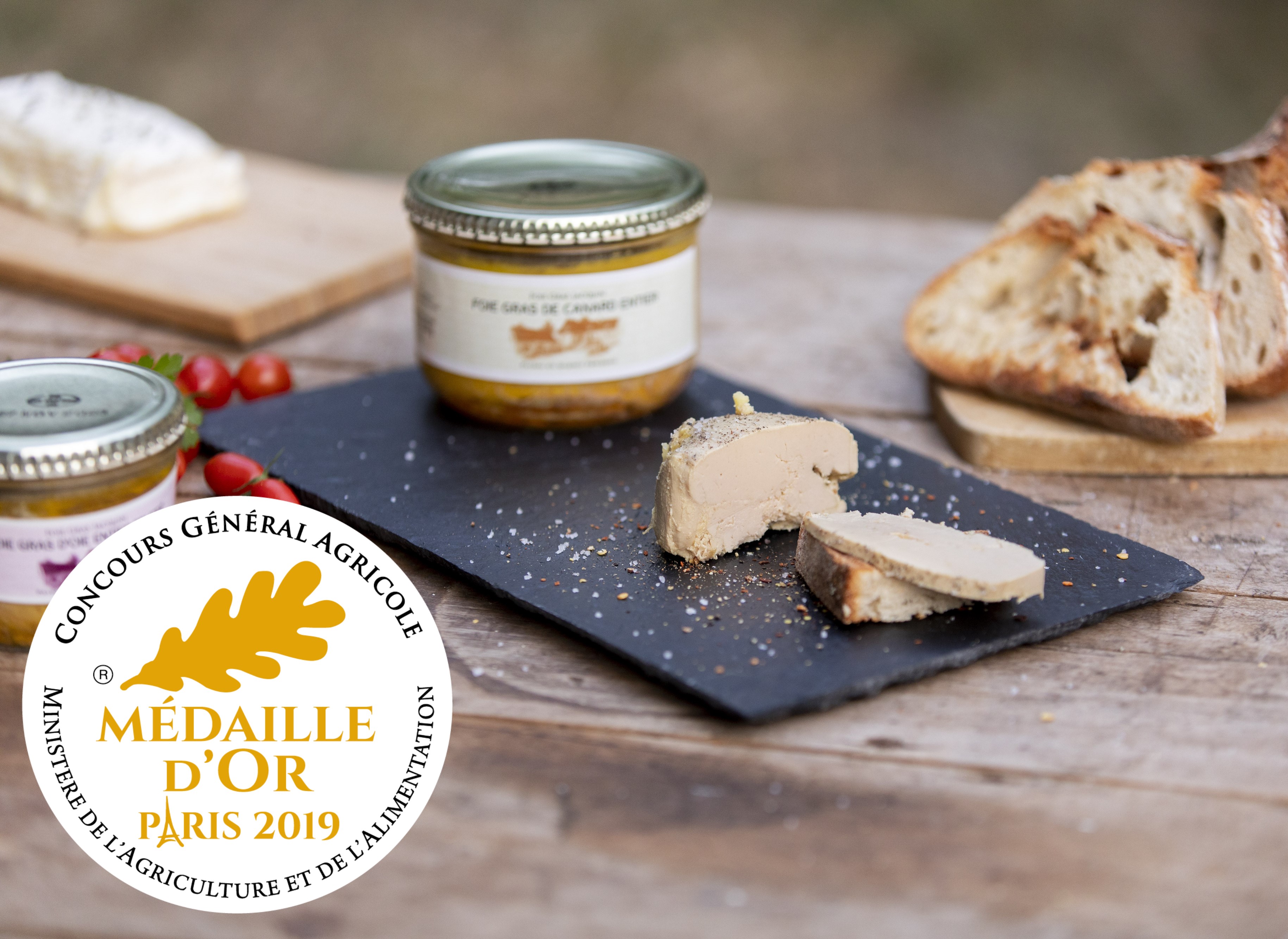 Foie gras de canard entier mi-cuit