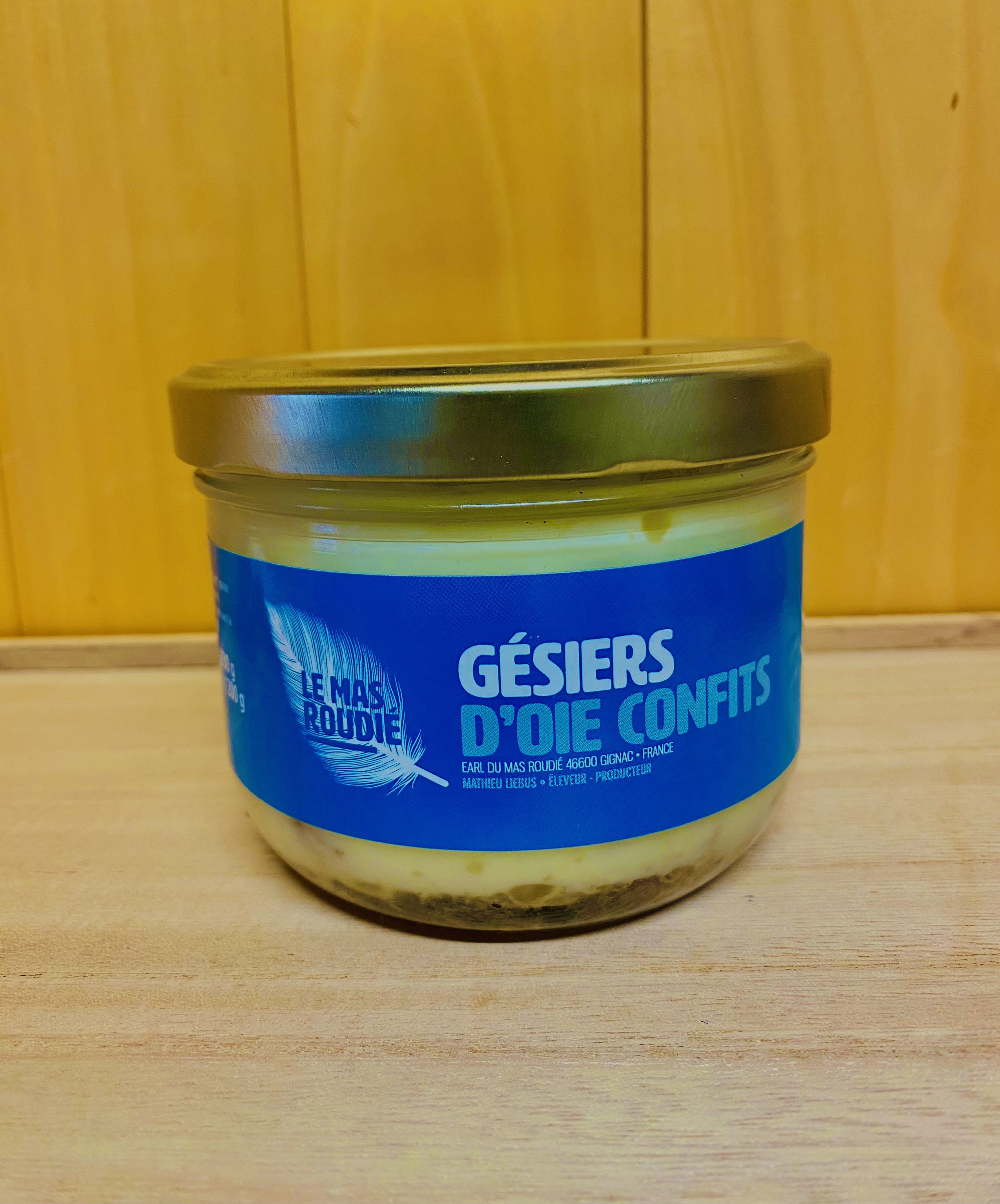Gésier d'oie confit