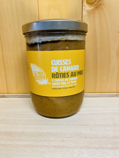 Cuisses de canard Rôties au miel