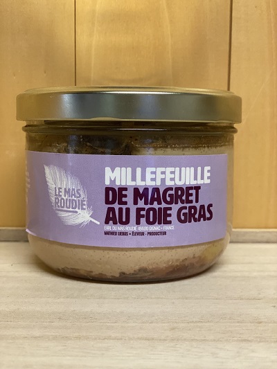 Millefeuille de magret au foie gras
