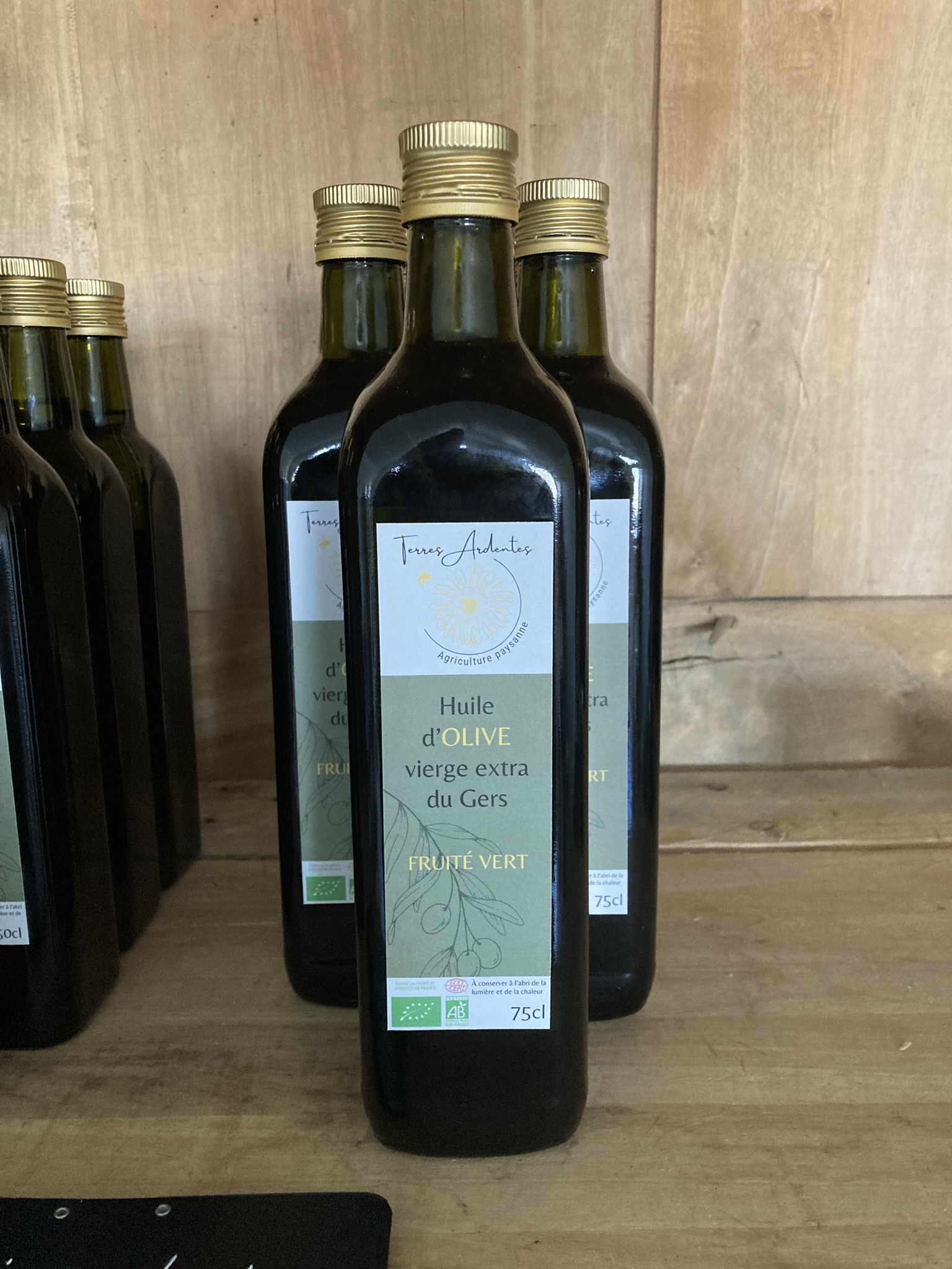 Huile d'olive fruité vert
