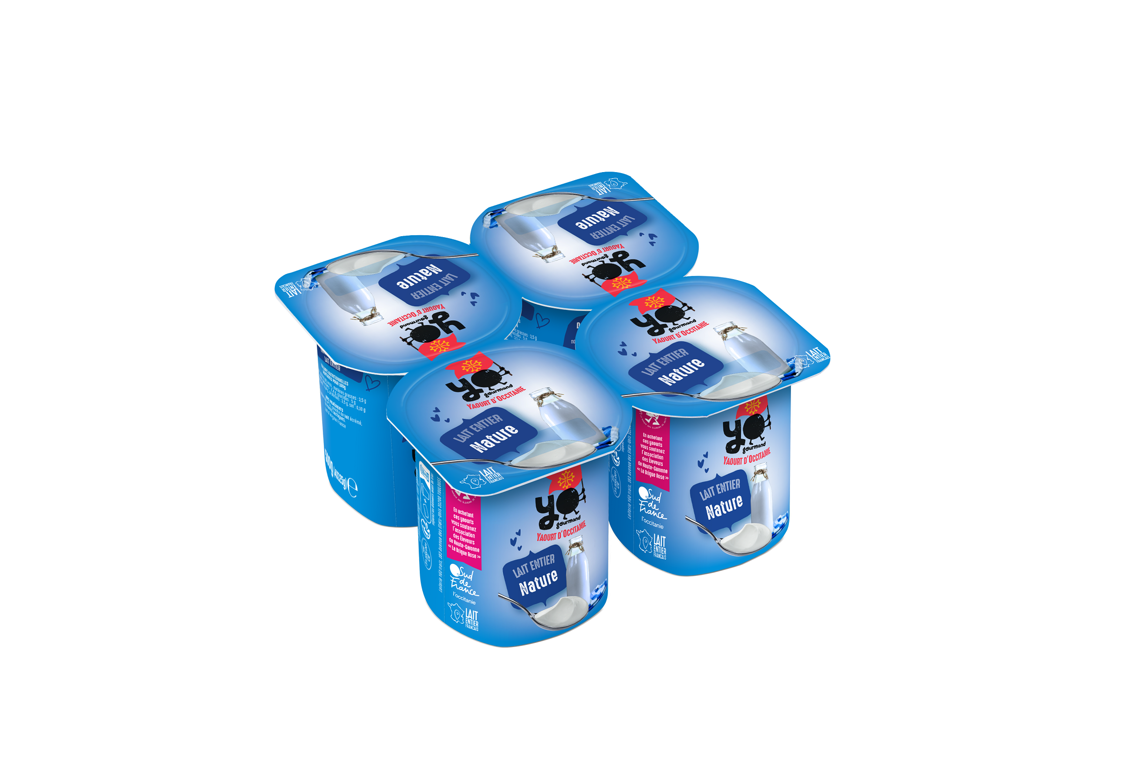 Yaourt étuvé YOGOURMAND nature 4x125g
