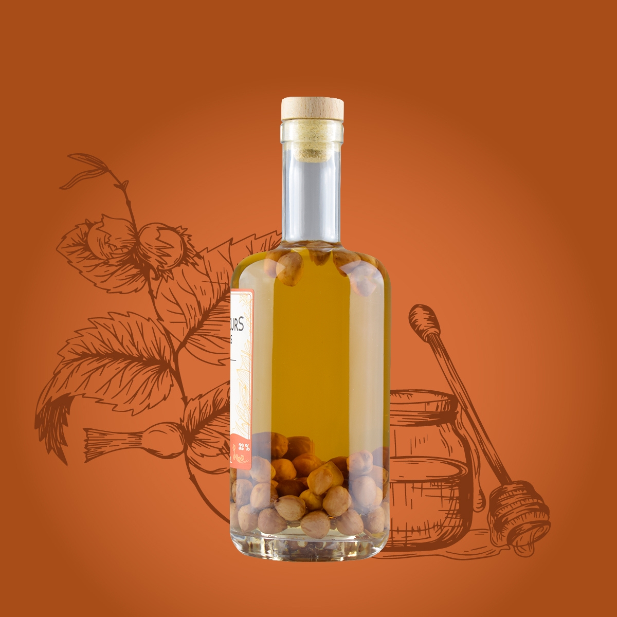 Armagnac Arrangé Bio : Noisette Miel