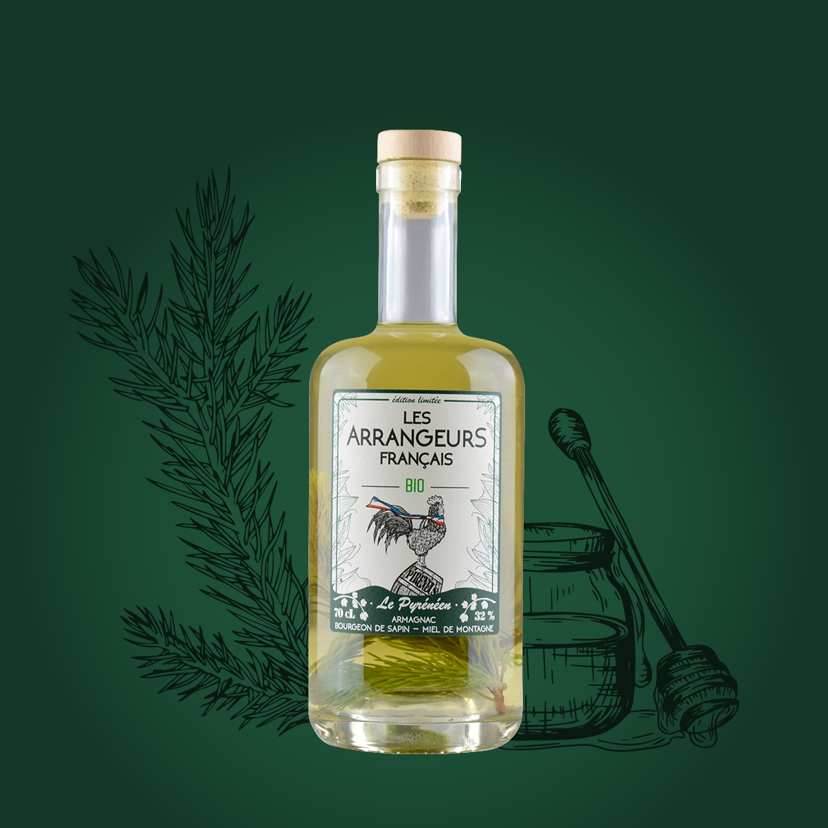 Armagnac Arrangé Bio : Sapin Miel