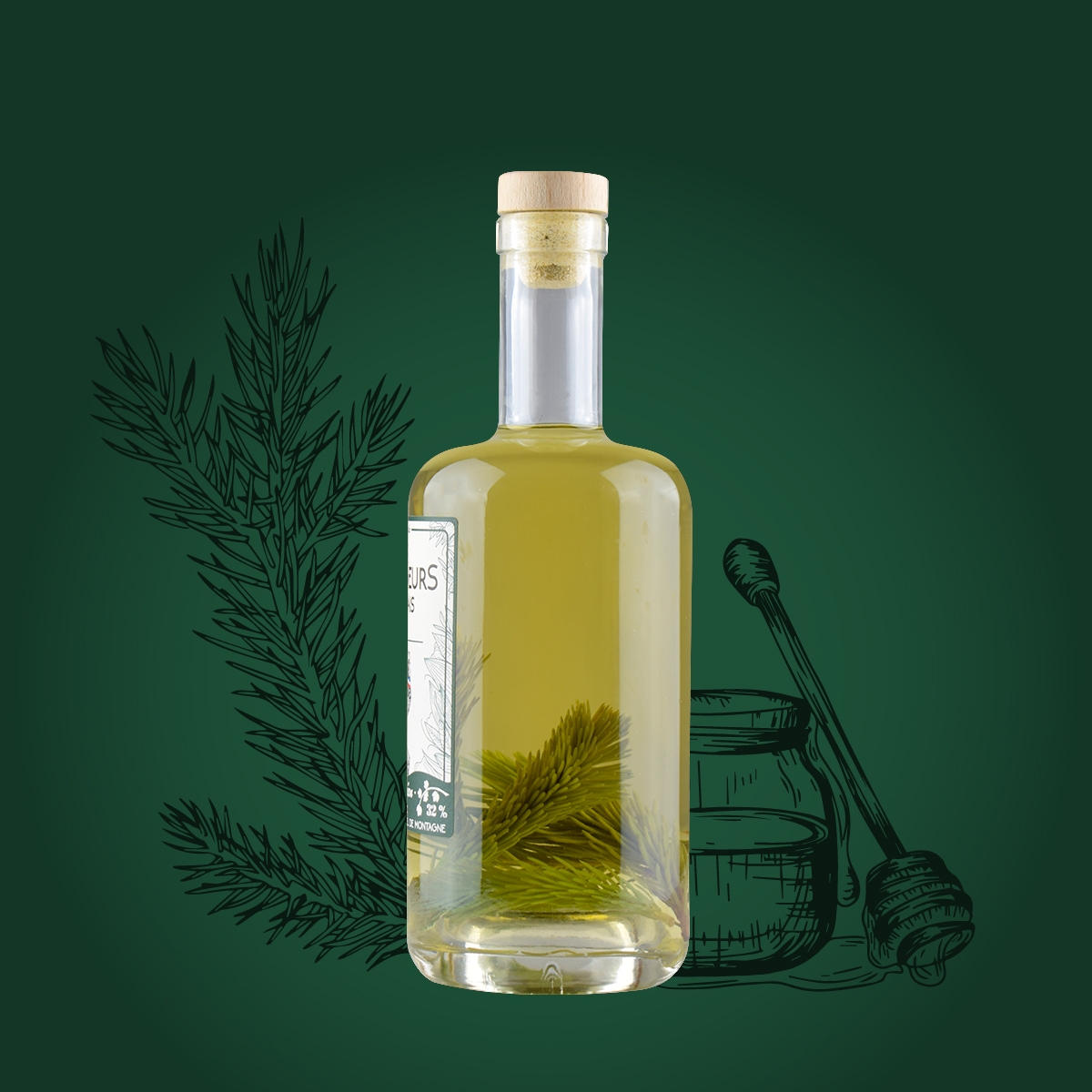 Armagnac Arrangé Bio : Sapin Miel