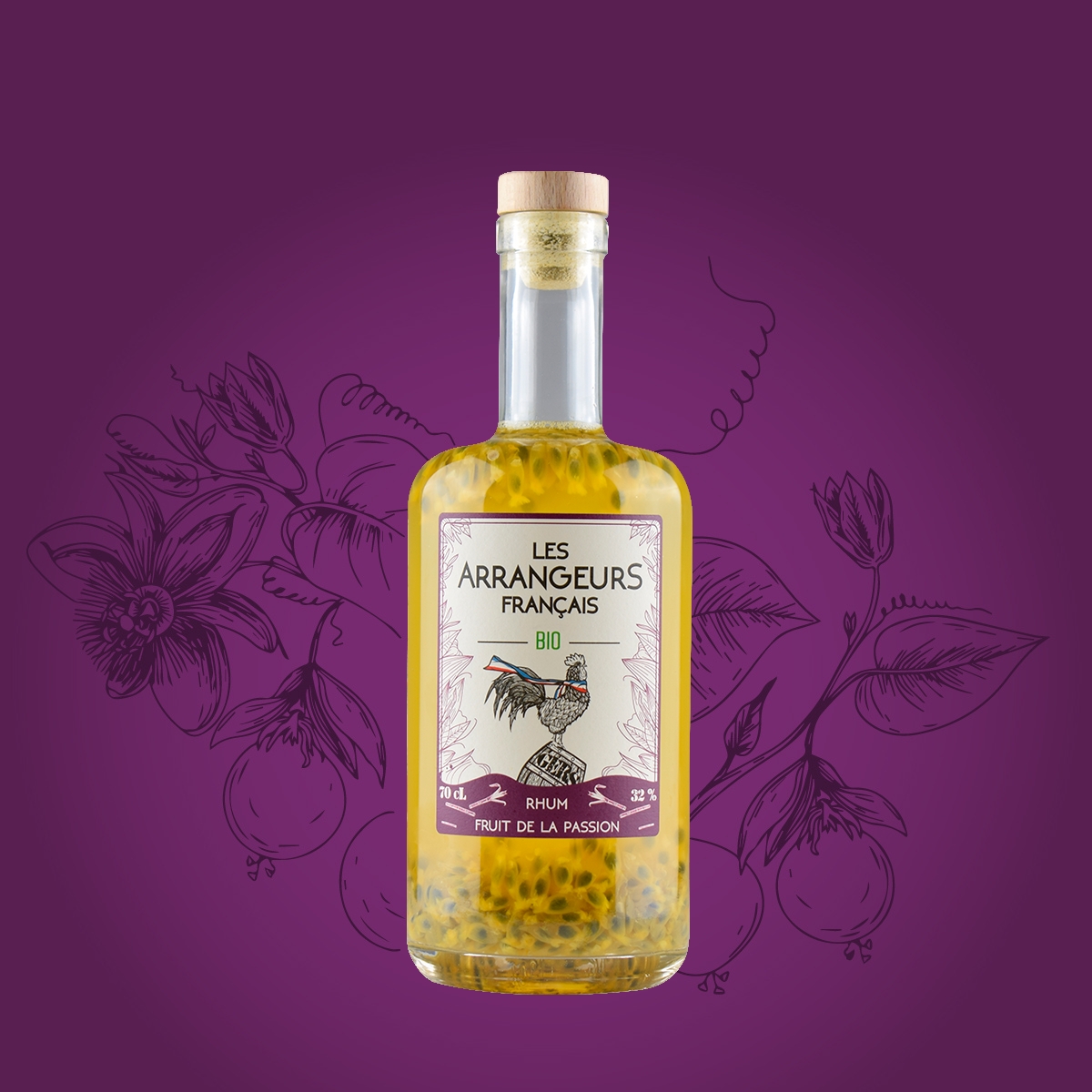 Rhum Arrangé Bio : Fruit de la passion