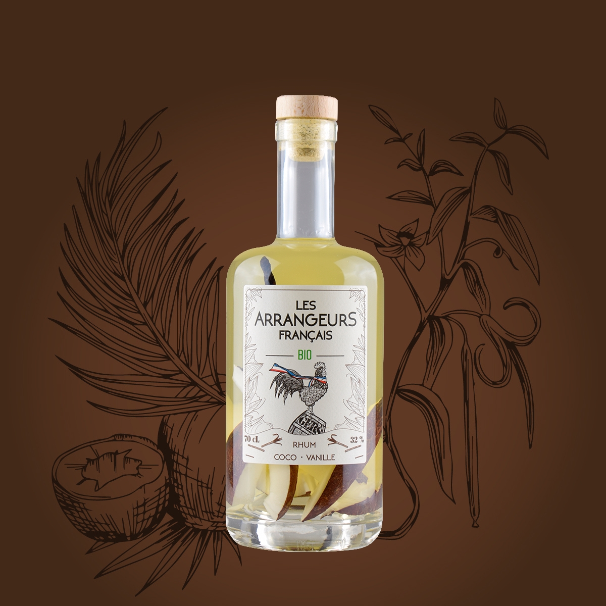 Rhum Arrangé Bio : Coco - Vanille