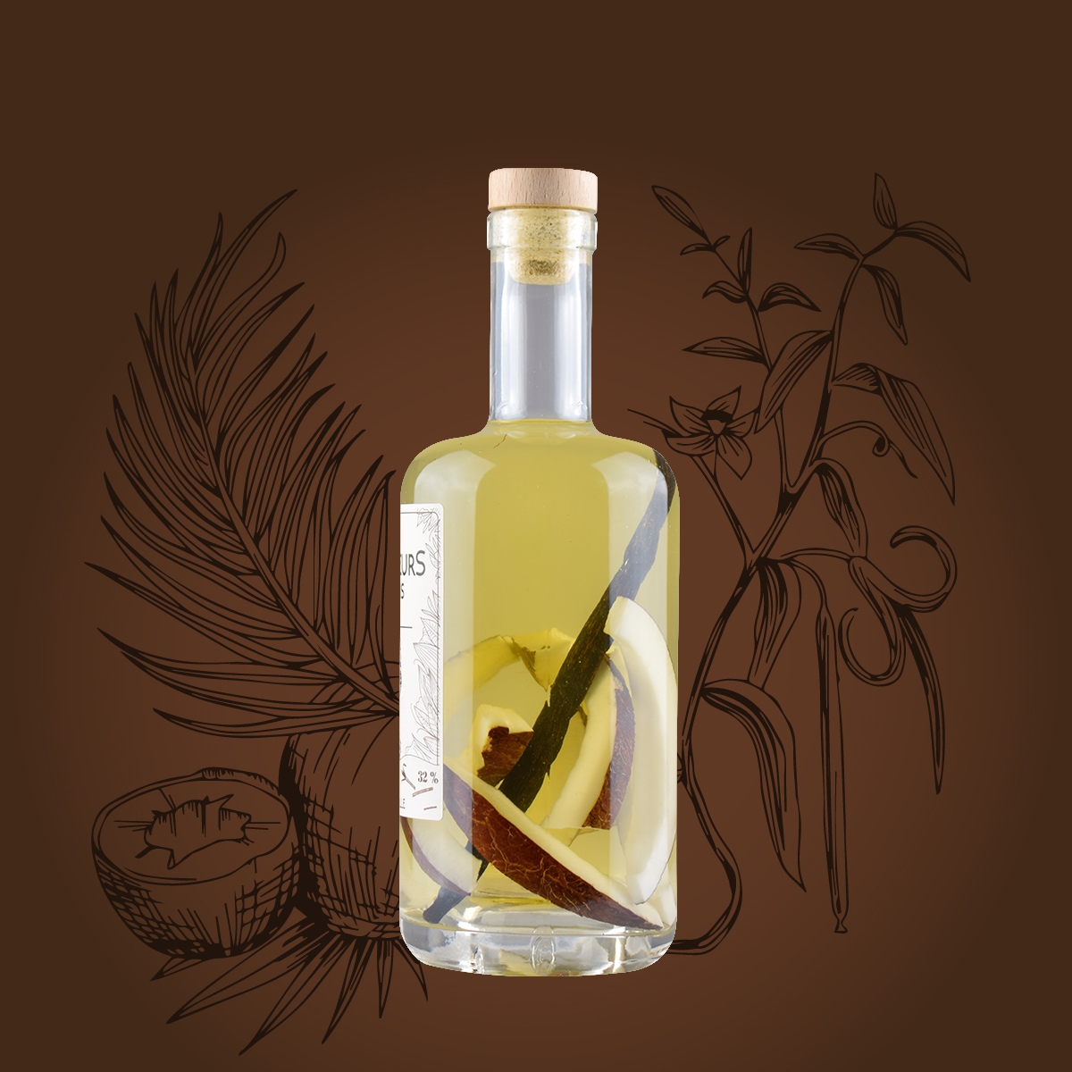 Rhum Arrangé Bio : Coco - Vanille
