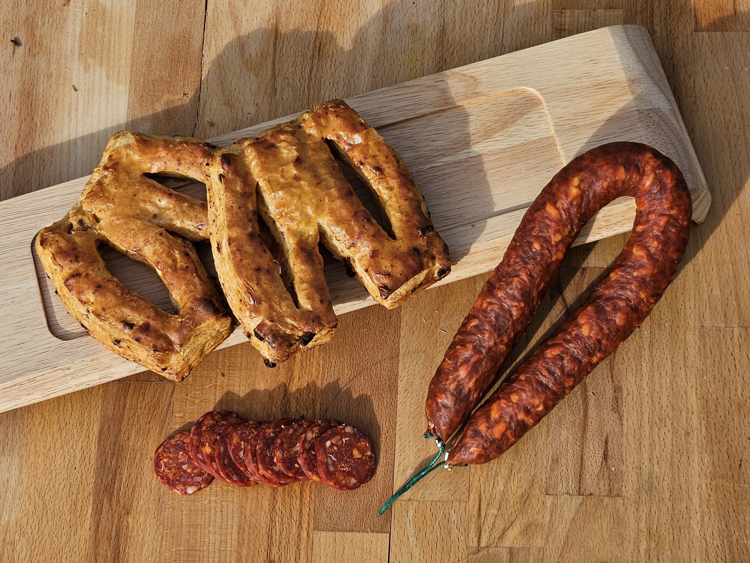 Fougasse au chorizo 120gr