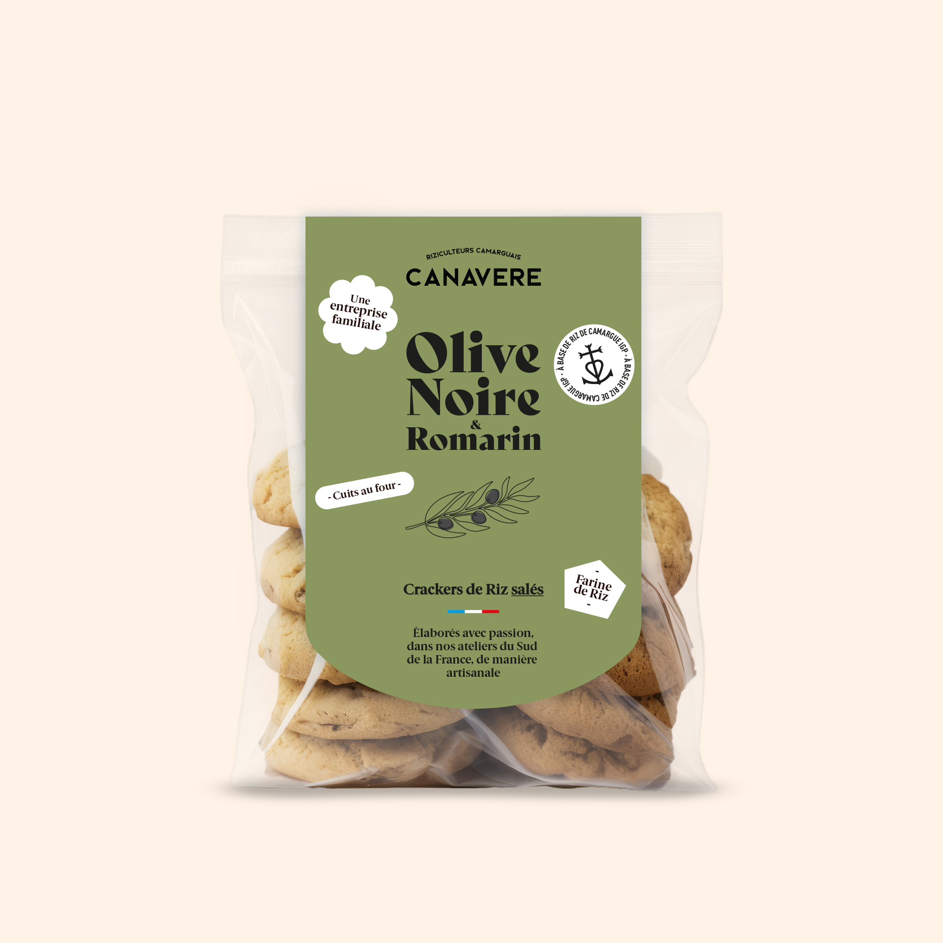 CRACKERS DE RIZ DE CAMARGUE IGP 