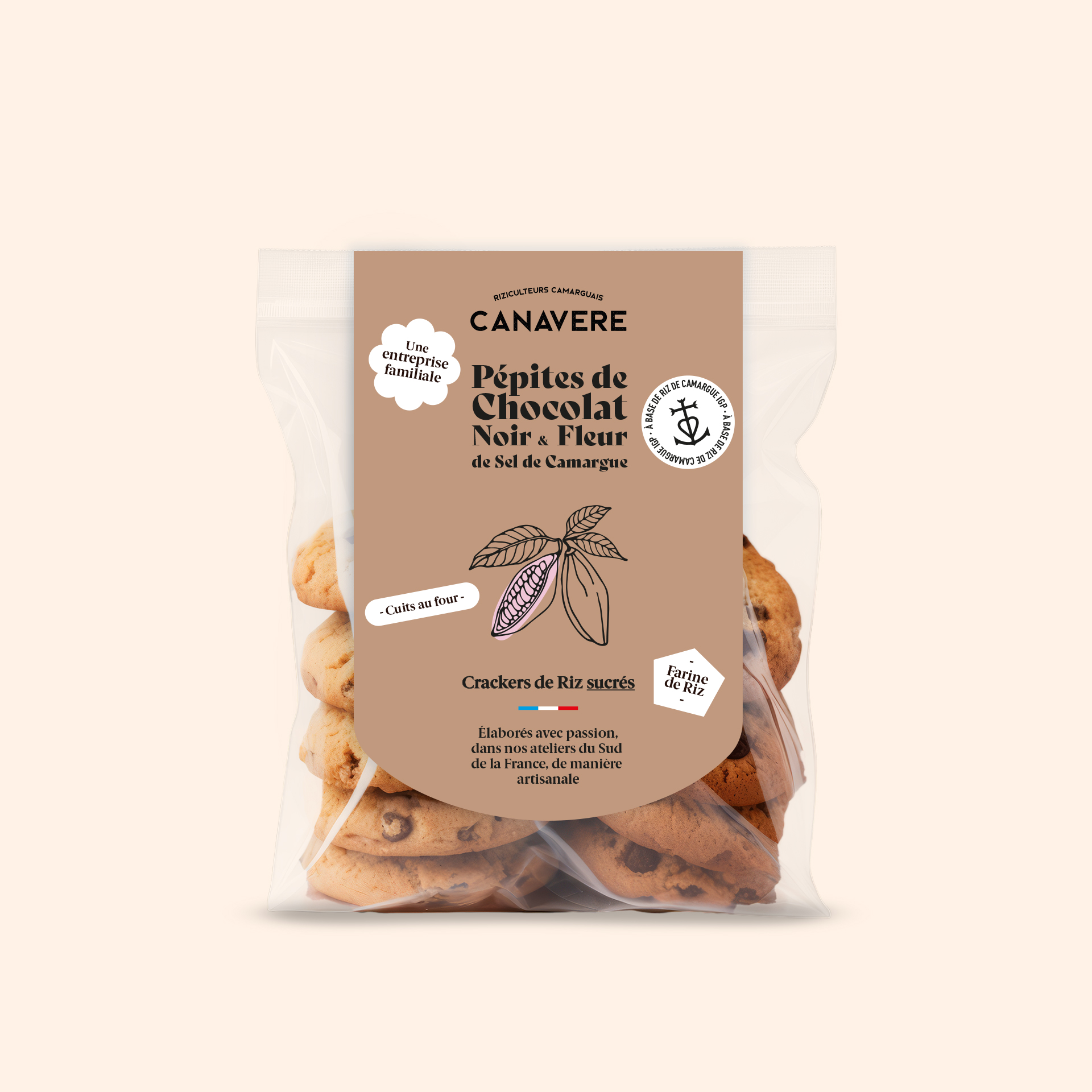 CRACKERS DE RIZ DE CAMARGUE IGP 