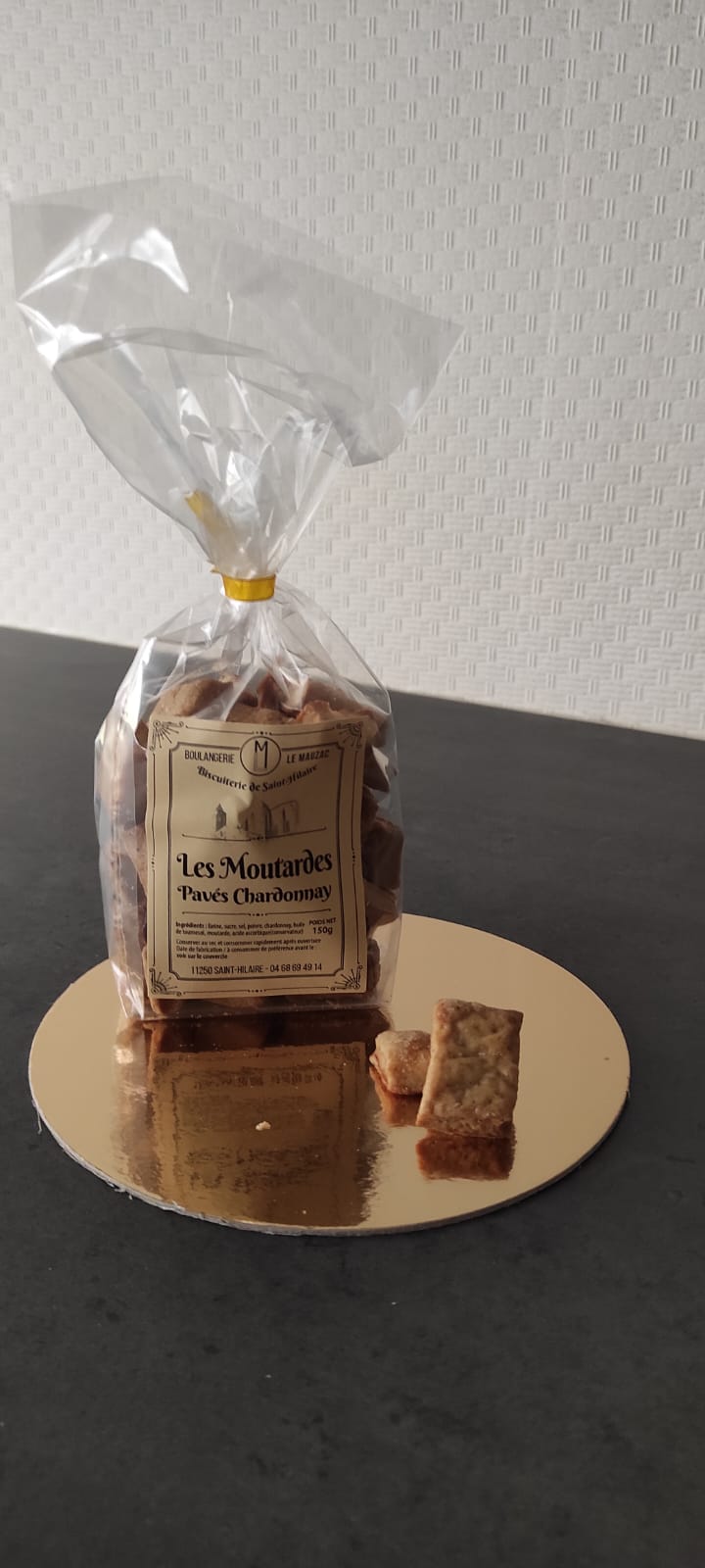 Les moutardes pavés chardonnay