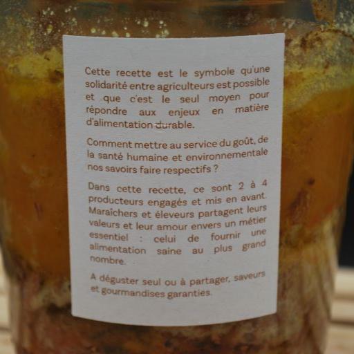 Parmentier de canard aux légumes bios d'Automne