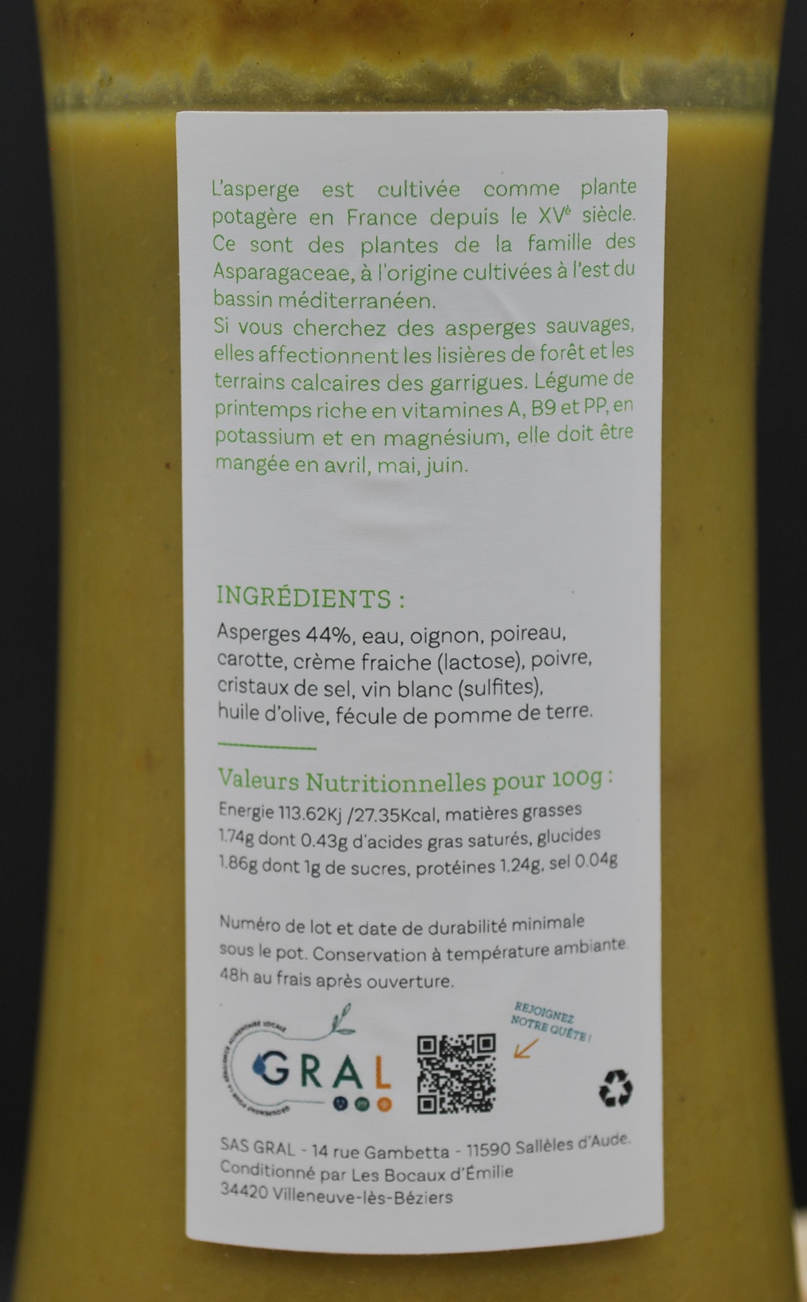 Velouté d'asperges
