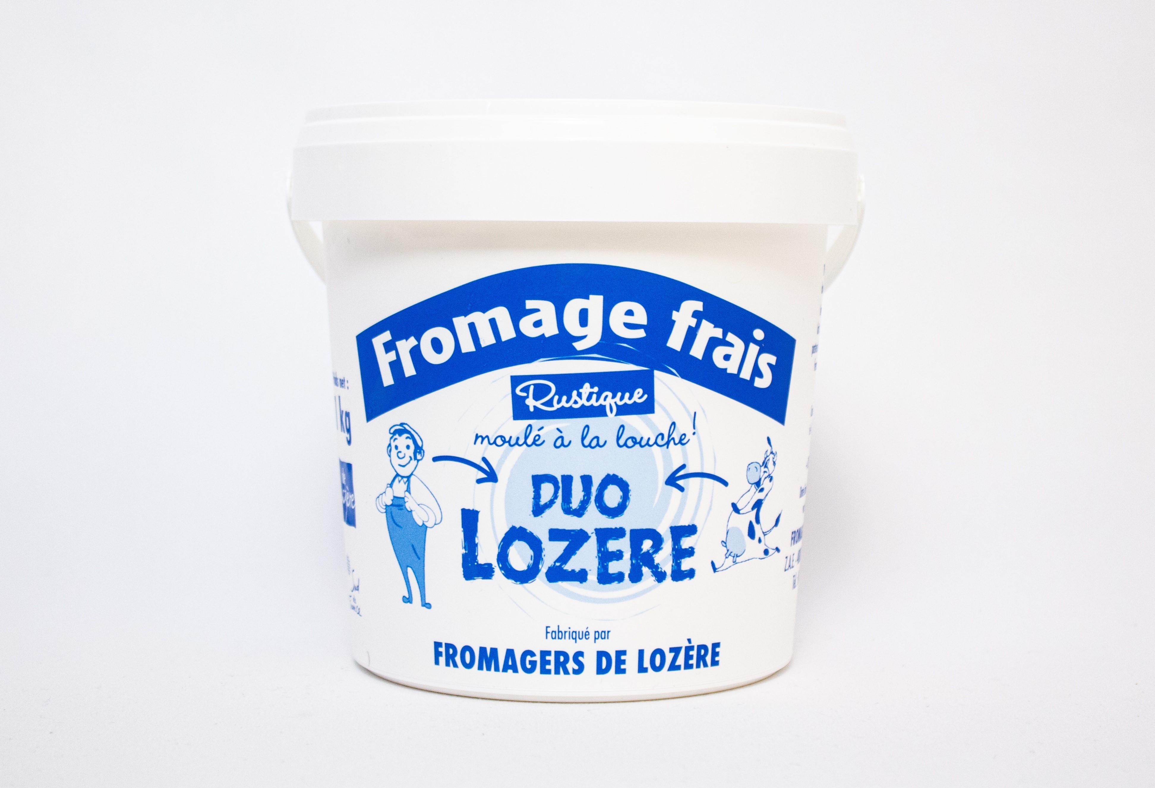 Fromage blanc de vache rustique