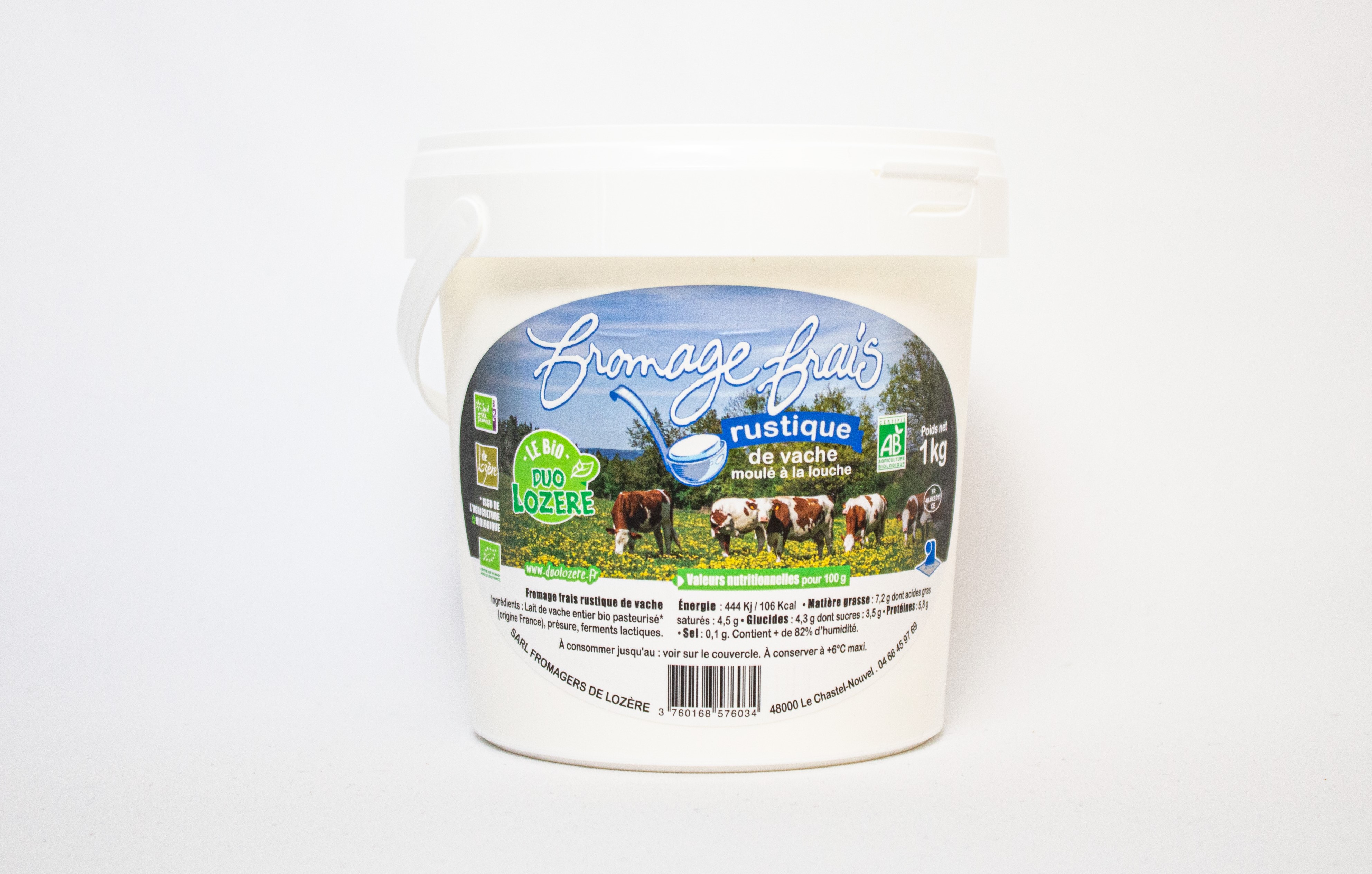 Fromage blanc vache rustique BIO