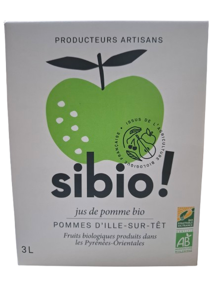 Jus de Pomme bio 3L