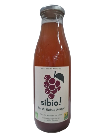 Jus de Raisin Rouge bio 75CL