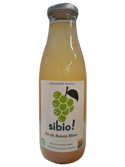 Jus de Raisin Blanc bio 75CL