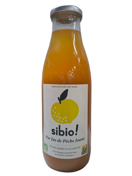 Jus de Pêche Jaune bio 75CL